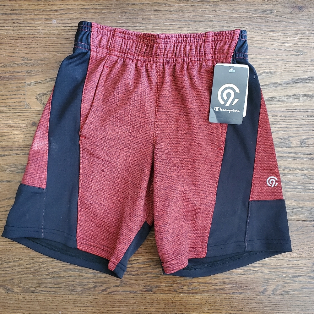 NEW C9 by Champion Boys XS 4/5 red/black athletic shorts